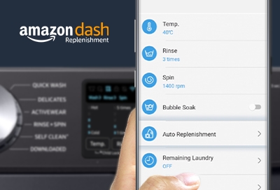 Amazon Dash Replenishment for your Samsung washer