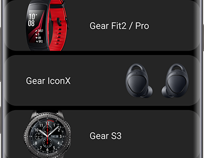 Pick your device screen with a list of devices Pick your device screen with a list of devices