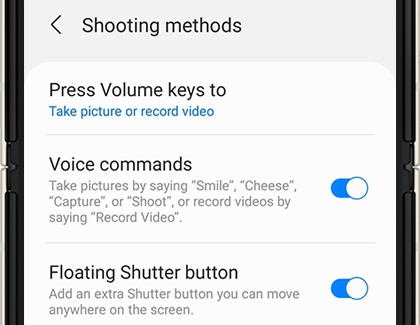 List of Shooting methods on a Galaxy Flip List of Shooting methods on a Galaxy Flip