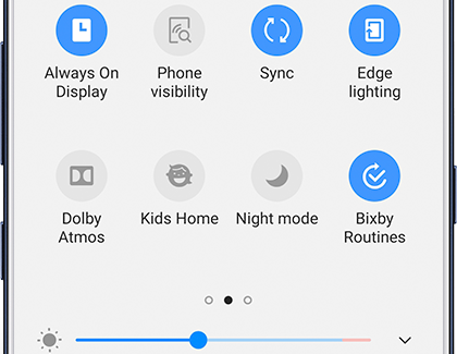 Kids Home on Quick Settings panel in Pie One UI
