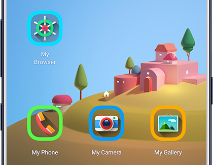 My Stuff on Kids Home Screen