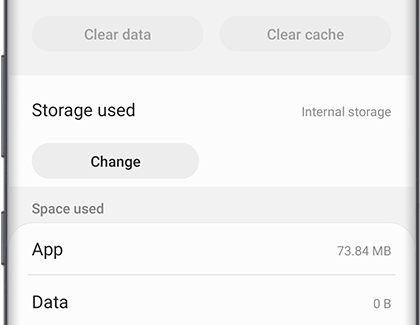 Change storage location popup Change storage location popup