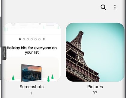 Screenshots and Pictures albums saved in Gallery Screenshots and Pictures albums saved in Gallery