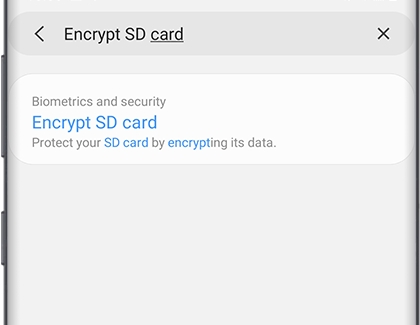 Encrypt SD card Encrypt SD card