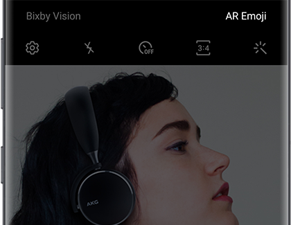 AR Emoji highlighted in the camera app AR Emoji highlighted in the camera app