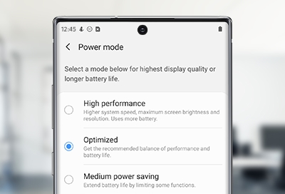 power on battery