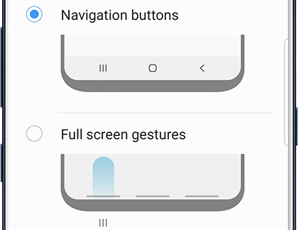 Navigation bar buttons selected for Navigation bar type Navigation bar buttons selected for Navigation bar type