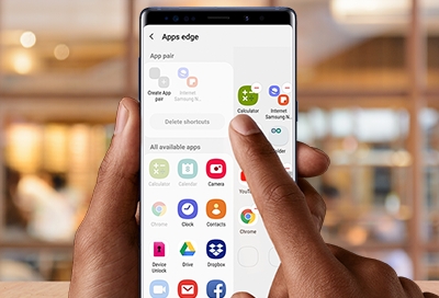 Apps edge settings on phone Apps edge settings on phone