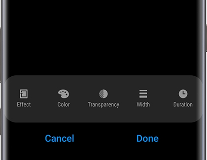 Edit tools for Edge lighting styles Edit tools for Edge lighting styles