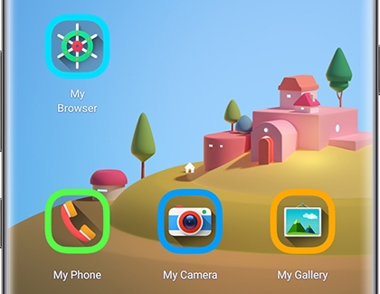 Icons on Kids Home screen Icons on Kids Home screen