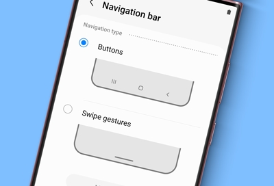 Customize the bar on Galaxy or tablet