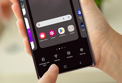 Organize the Home screen on your Galaxy phone or tablet
