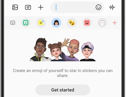 Custom emojis and stickers in messages