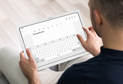 Medewerker verlamming Tahiti Use the keyboard on your Galaxy tablet