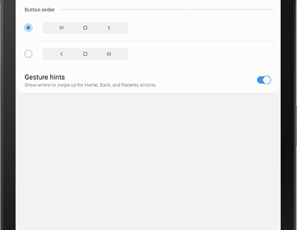 Button order options Button order options
