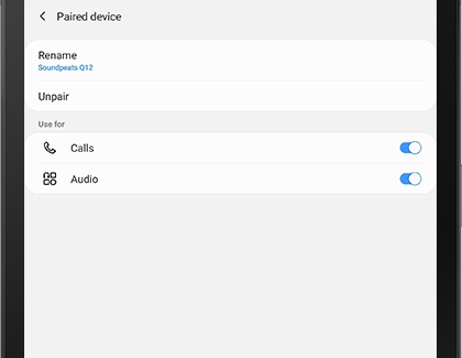 Unpair a Bluetooth device Unpair a Bluetooth device