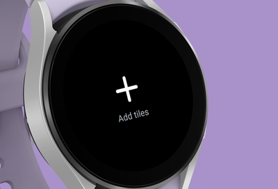 Manage tiles or widgets on your Samsung smart watch