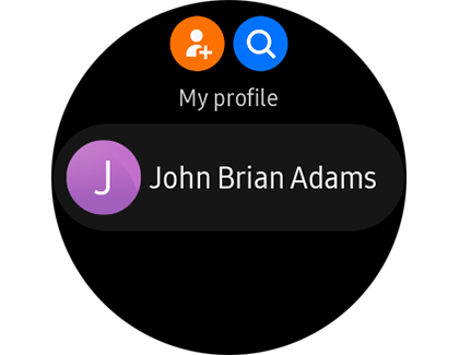 Galaxy Watch Active2 Contact Profile