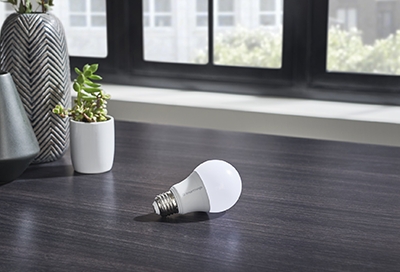 The Smart Bulb lying on a table The Smart Bulb lying on a table