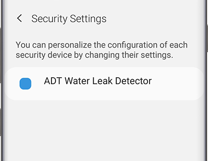 ADT Security Settings in SmartThings