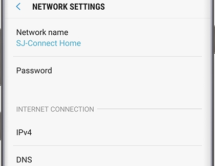 SmartThings Connect Home Network Settings