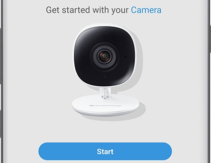 The set up screen for the camera in SmartThings The set up screen for the camera in SmartThings