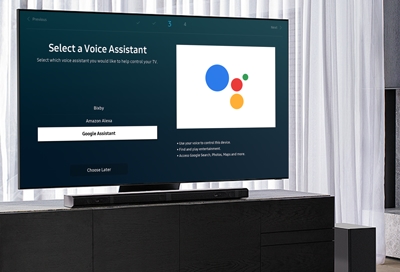 How to link smart 2024 tv to google home