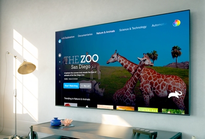 Use apps on your Samsung Smart TV and projector