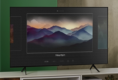 Ambient mode displayed on a 2019 QLED TV