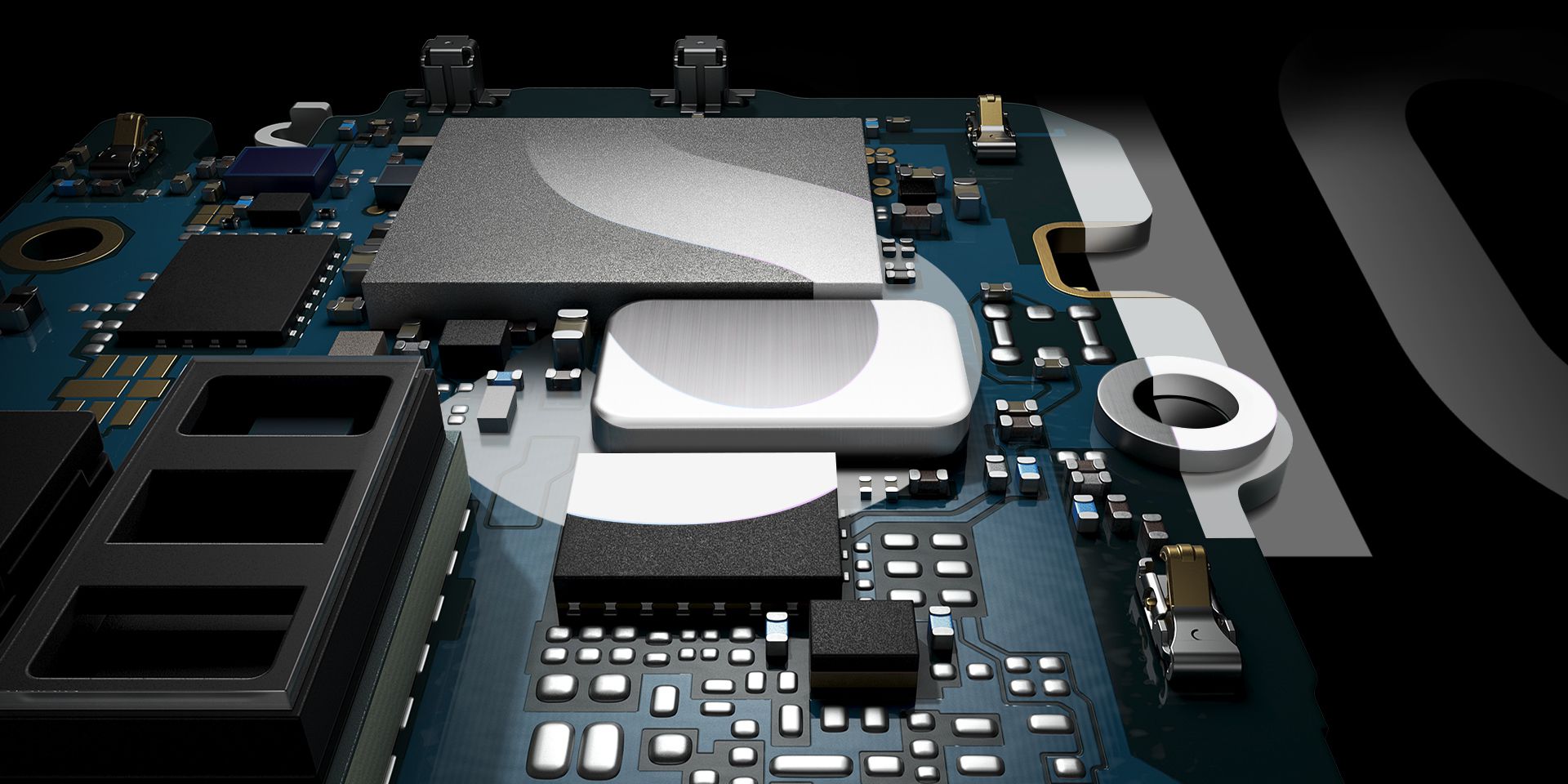Samsung Galaxy S10 With Next Generation Hardware - Abstract Image of Computer Components