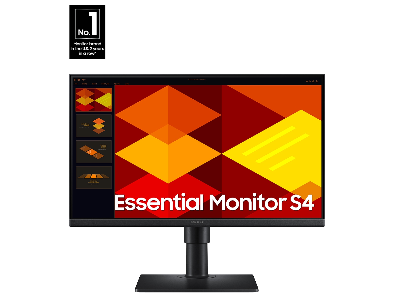 Samsung 22" (S40GD) Borderless Business Monitor IPS Panel 100Hz HAS USB Hub EPEAT ENERGY STAR® Certified(LS22D402GANXGO)