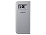 Thumbnail image of Galaxy S8 LED Wallet Cover, Silver