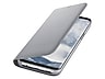 Thumbnail image of Galaxy S8 LED Wallet Cover, Silver
