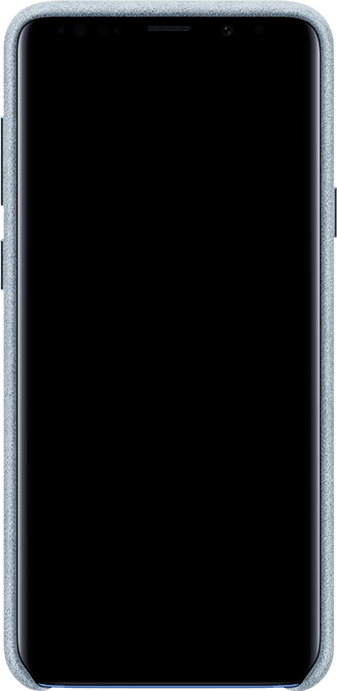 Galaxy S9+ Mint Alcantara Cover Front