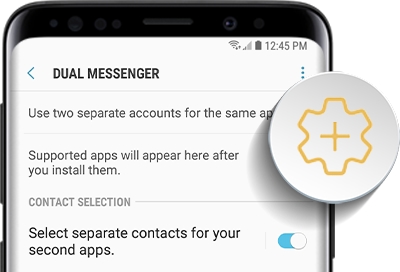 dual messenger app samsung