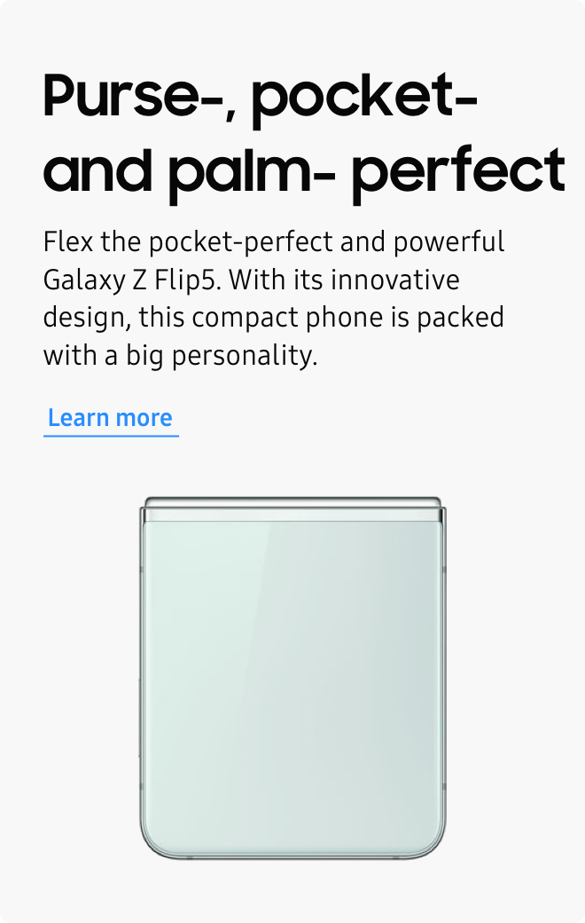 Buy Galaxy Z Flip5 | Buy & Try Galaxy AI | Samsung US