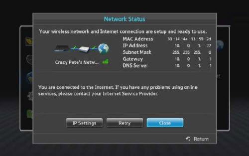 samsung blu ray mac address