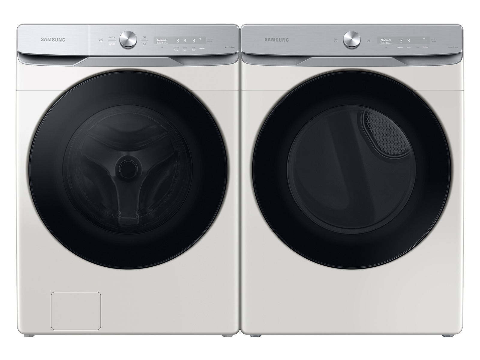 Photos - Washing Machine Samsung Front Load CleanGuard™ Washer & Super Speed Dry Dryer with AI Powe 