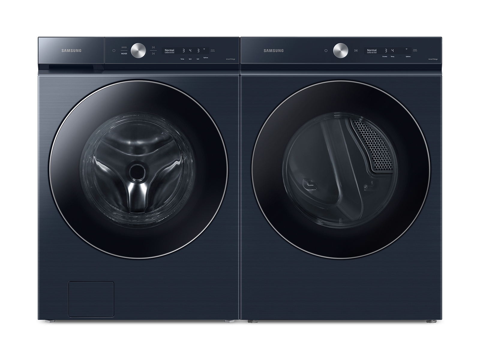 Thumbnail image of Bespoke Ultra Capacity AI Front Load Washer and Gas Dryer in Brushed Navy
