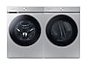 Thumbnail image of Bespoke Ultra Capacity AI Front Load Washer and Electric Dryer in Silver Steel