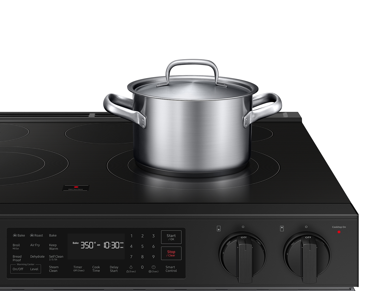 Thumbnail image of Electric Stovetop with a Stainless Steel Pot