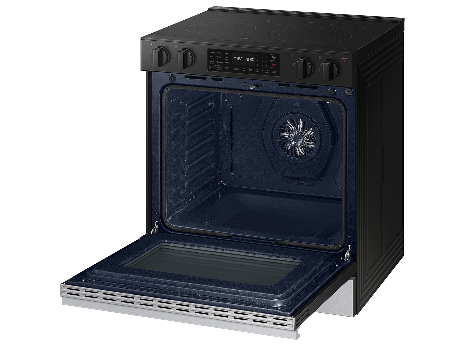 Thumbnail image of Oven Range with Open Door Showing Convection Fan