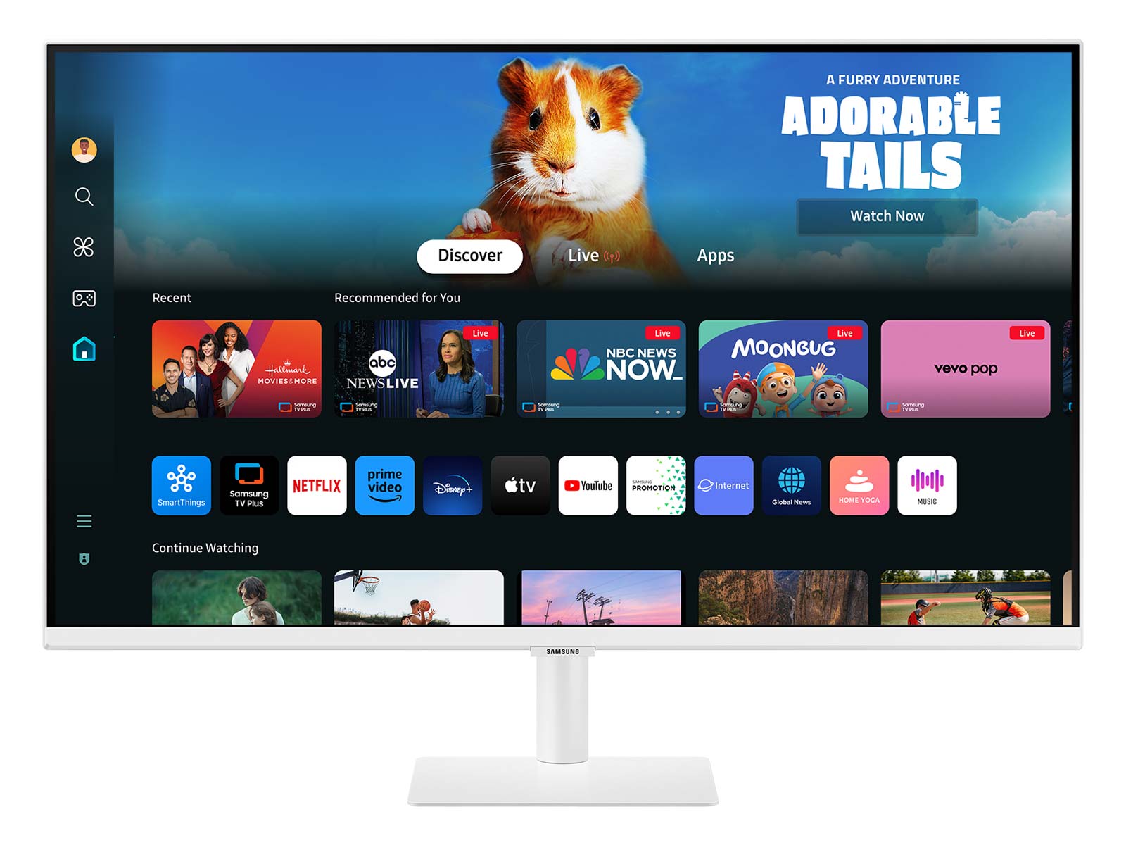 Samsung 32" Smart Monitor M5 (M50D) FHD with Streaming TV and Speakers(LS32DM501ENXZA)