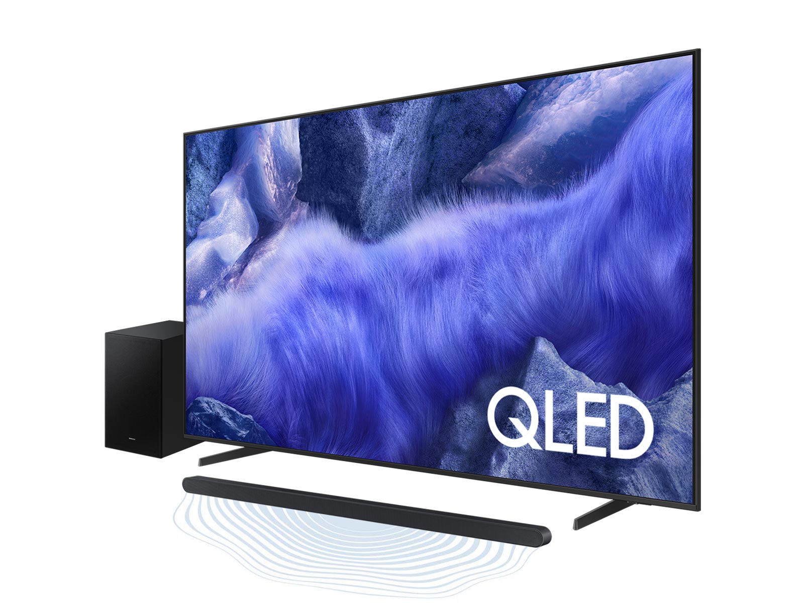 65" Class QLED QEF1 4K with Ultra-slim 3.1ch. Wireless Dolby ATMOS Soundbar w/ Q-Symphony HW-S700D img