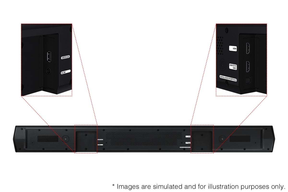 B-series 5.1ch. DTS Virtual:X Soundbar W/Bass Boost / HW-B750D | Samsung US