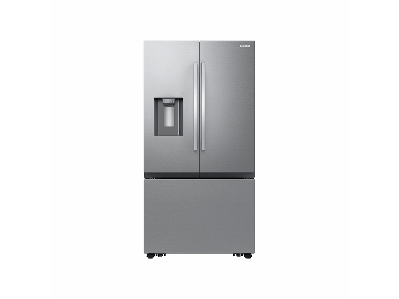 31 cu. ft. Mega Capacity 3-Door French Door Refrigerator with Four Types of Ice in Stainless Steel