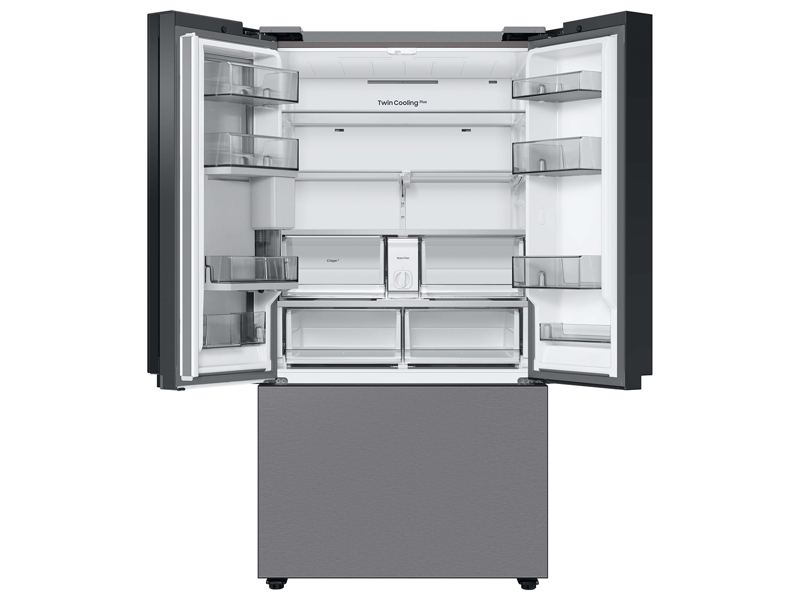 Thumbnail image of Bespoke Energy Efficient 3-Door French Door Refrigerator (30 cu. ft.) with Beverage Center&trade;