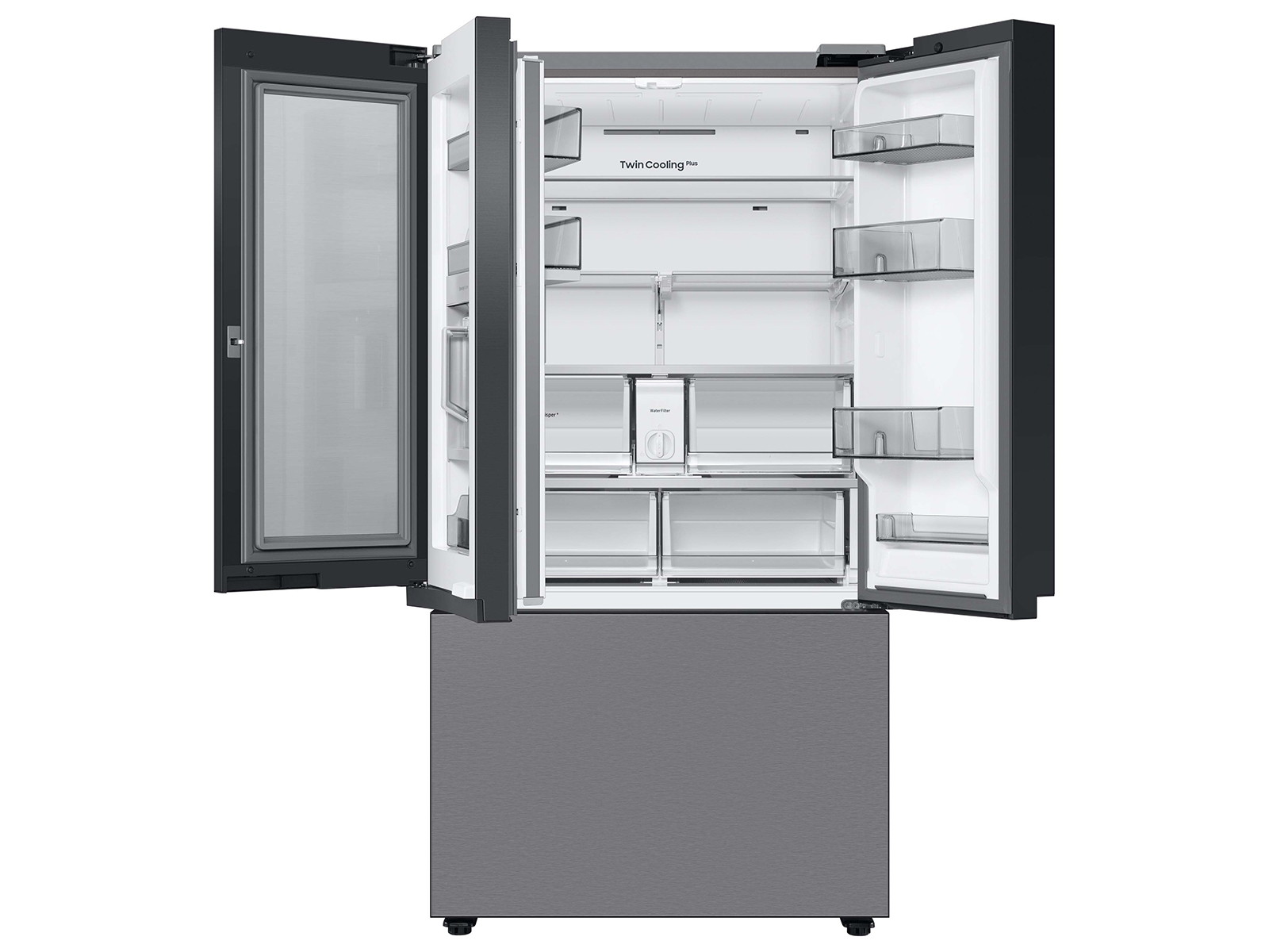 Thumbnail image of Bespoke Energy Efficient 3-Door French Door Refrigerator (30 cu. ft.) with Beverage Center&trade;