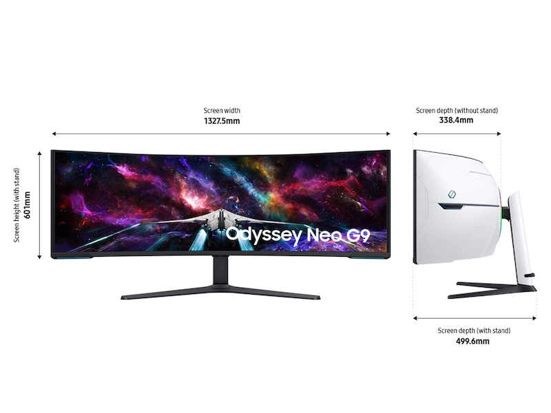 Thumbnail image of 57&quot; Odyssey Neo G9 Dual 4K UHD Quantum Mini-LED 240Hz 1ms(GtG) HDR 1000 Curved Gaming Monitor