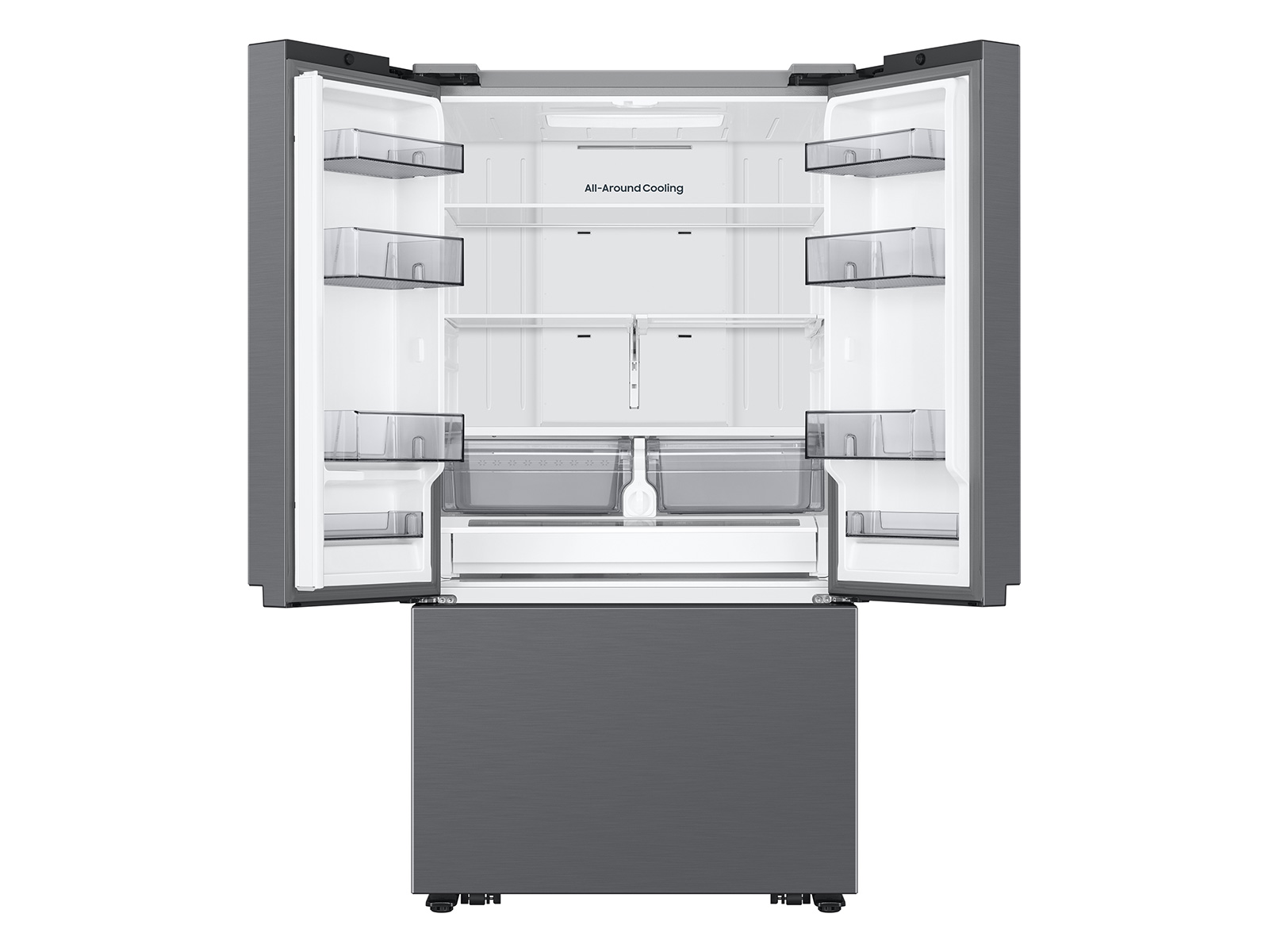 Thumbnail image of 27 cu. ft. Counter Depth Mega Capacity 3-Door French Door Refrigerator with Dual Auto Ice Maker in a Stainless Look